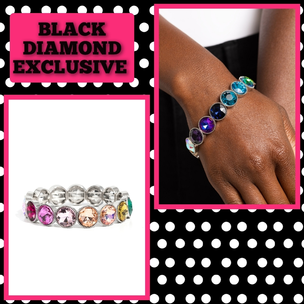 2/$10 Paparazzi Number One Knockout - Multi Bracelet